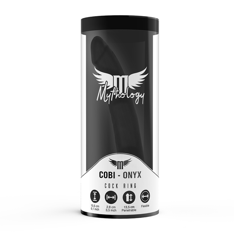 MYTHOLOGY - COBI ONYX ACCOMODATOR HARNAIS POUR DOUBLE PÉNÉTRATION SILICONE