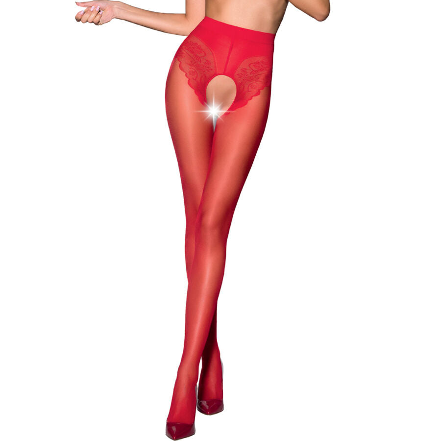 PASSION - TIOPEN 006 RED 3/4 30 DEN STOCKINGS