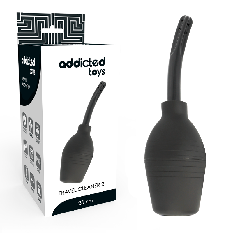 ADDICTED TOYS - POIRE DE LAVAGE ANAL NOIRE