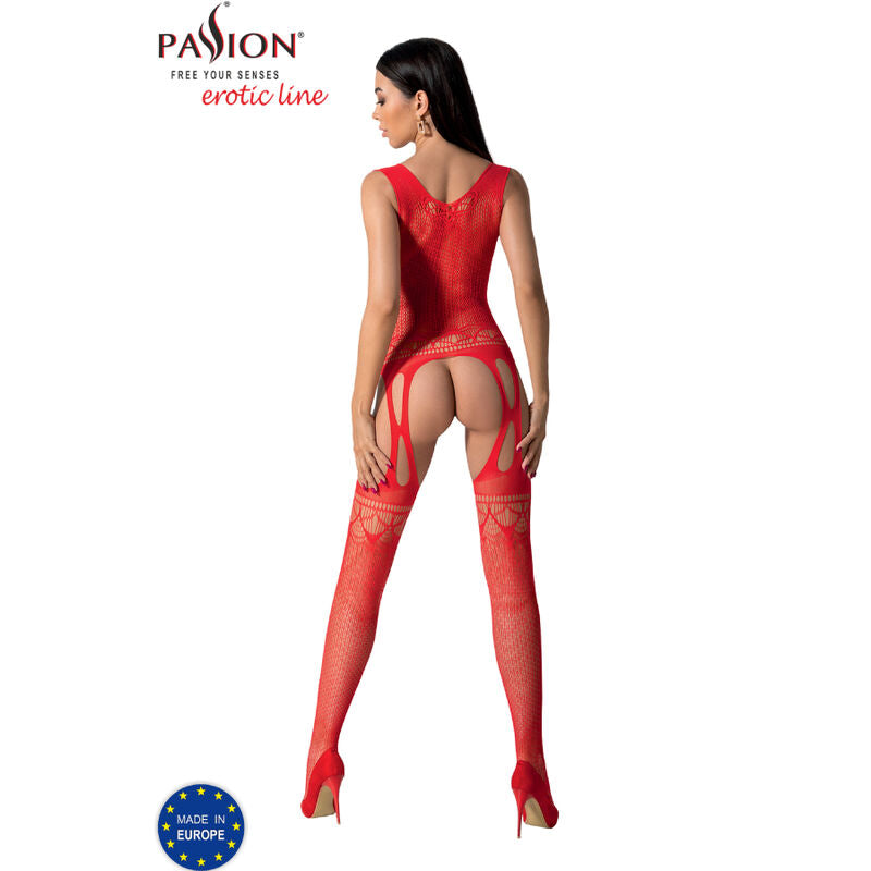 PASSION - BS099 BODY BAS RED TAILLE UNIQUE