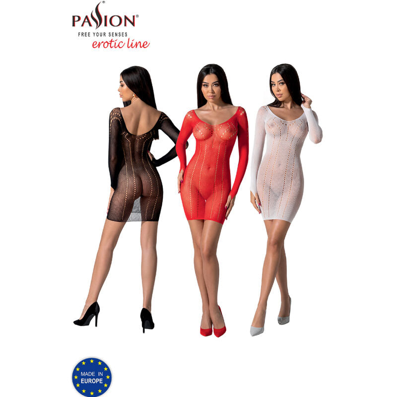 PASSION - BS101 BODY BAS BLANC TAILLE UNIQUE