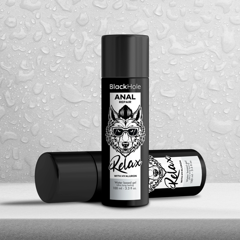 BLACK HOLE - RÉPARATEUR ANAL À BASE D'EAU RELAX AVEC HYALURON 100 ML
