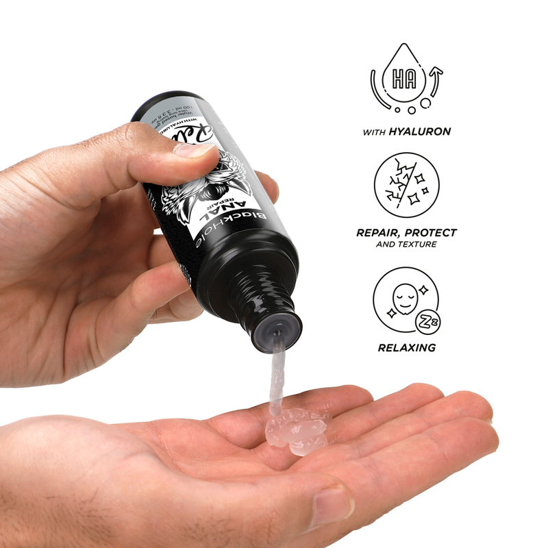 BLACK HOLE - RÉPARATEUR ANAL À BASE D'EAU RELAX AVEC HYALURON 100 ML