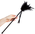 SECRETPLAY - PLUMERO PLUMAS NEGRO 40 CM