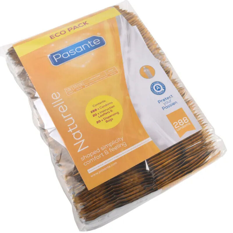 PASANTE - NATURELLE ECO PACK CONDOM BAG 288 UNITS