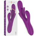 INTENSE - VIBREUR MULTIFONCTION RECHARGEABLE APOLO 7 VIBRATIONS AVEC LANGUE OSCILLANTE VIOLET