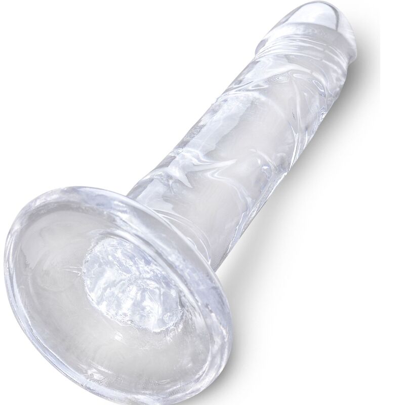 KING COCK - PÉNIS RÉALISTE CLAIR 15.5 CM TRANSPARENT