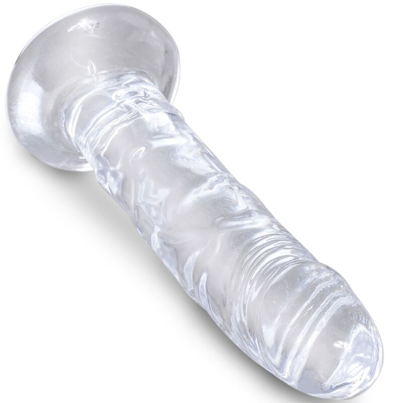 KING COCK - PÉNIS RÉALISTE CLAIR 15.5 CM TRANSPARENT