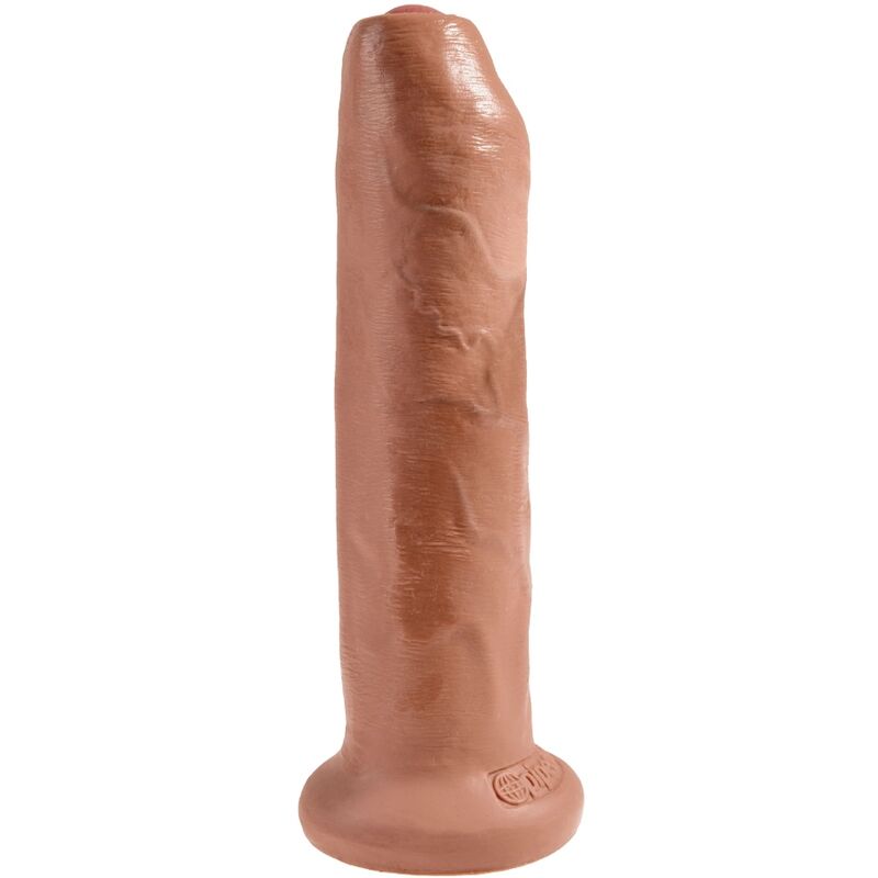 KING COCK - PÉNIS RÉALISTE AVEC PRÉPUCE 17,8 CM CARAMEL