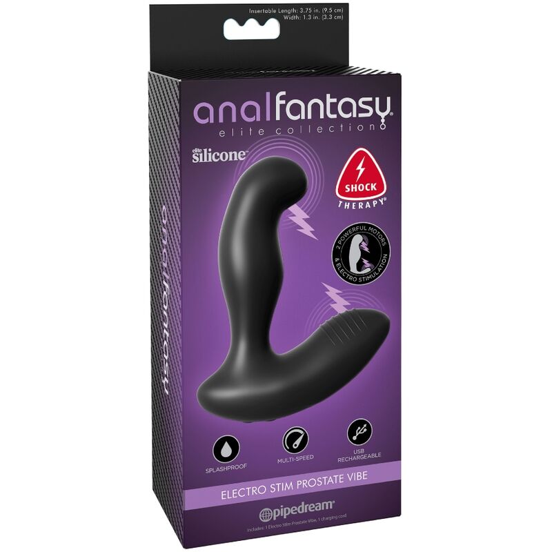 ANAL FANTASY ELITE COLLECTION - MASSEUR DE PROSTATE VIBRANT ÉLECTRO-STIM