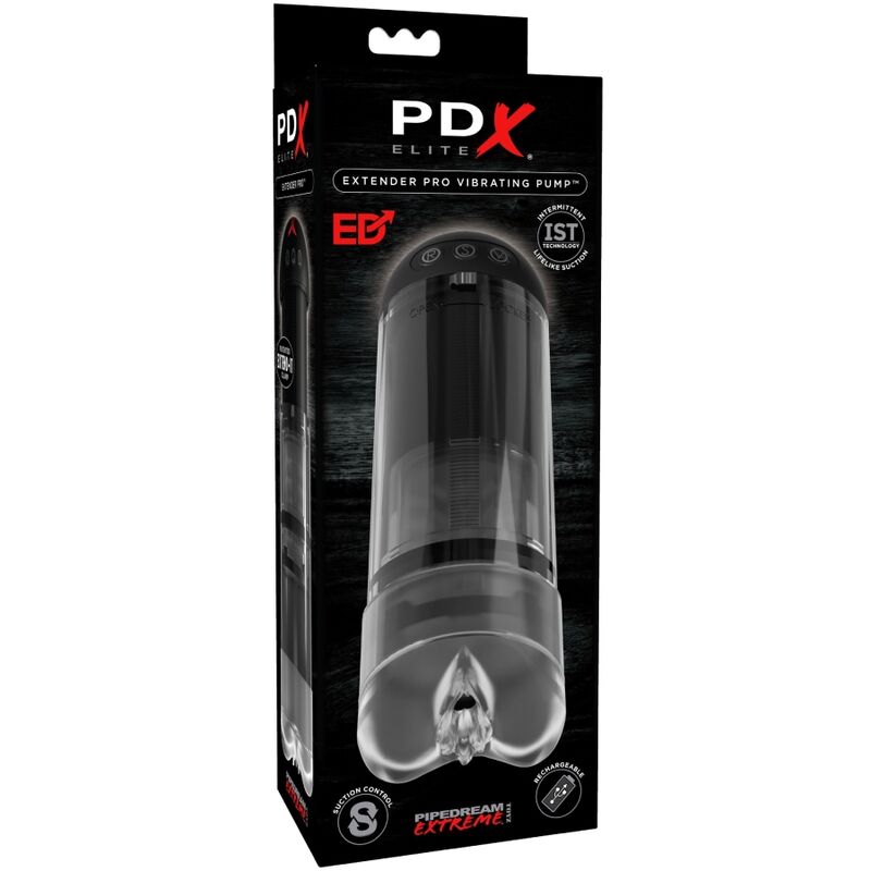 PDX ELITE - STROKER EXTENDER PRO VIBRATOR MASTURBATOR