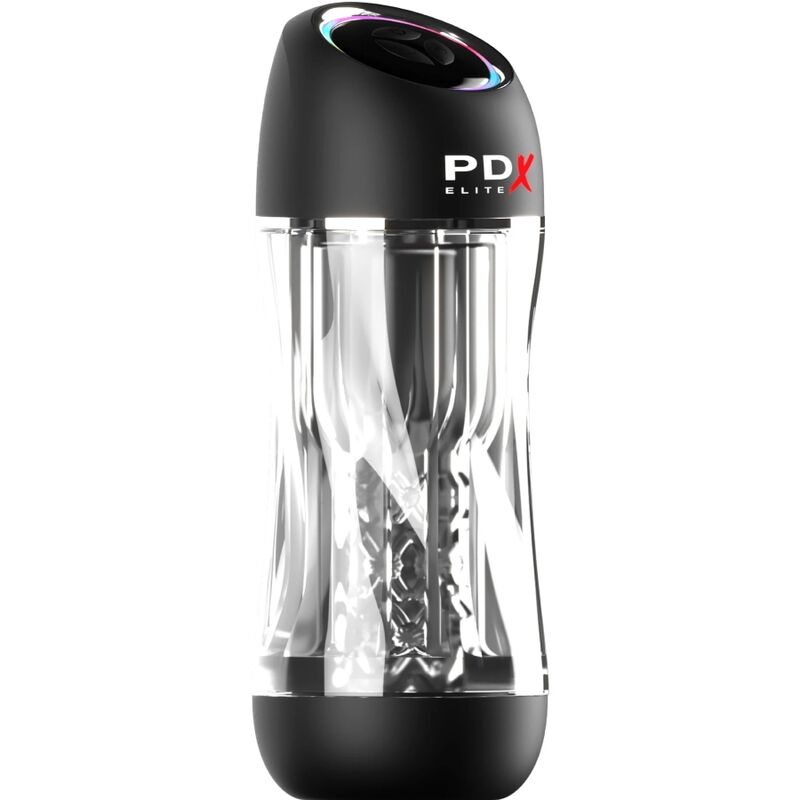 PDX ELITE - MASTURBATEUR STROKER VIEWTUBE PRO VIBRATEUR TRANSPARENT