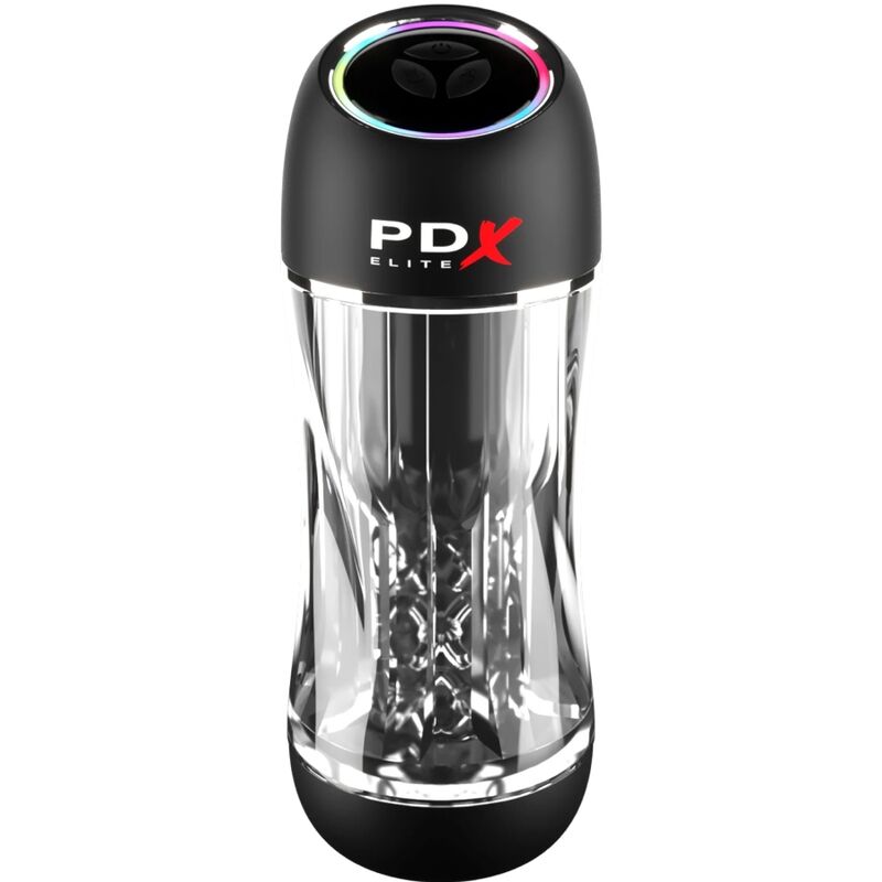 PDX ELITE - MASTURBATEUR STROKER VIEWTUBE PRO VIBRATEUR TRANSPARENT
