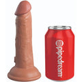 KING COCK - DILDO RÉALISTE ÉLITE EN SILICONE 15,2 CM CARAMEL