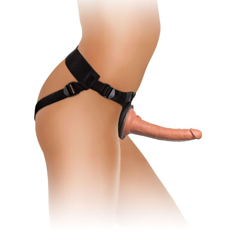 KING COCK - ELITE COMFORTABLE ADJUSTABLE HARNESS WITH DILDO 17.8 CM