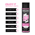 BRUMA - HUILE DE MASSAGE PREMIUM EFFET CHAUD SAVEUR CHEWING-GUM 3 EN 1 - 100 ML