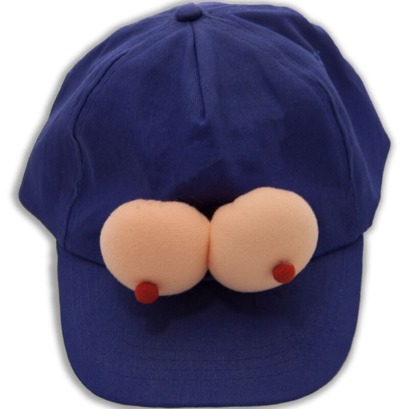 DIABLO PICANTE - CASQUETTE AVEC SEINS BLEUE