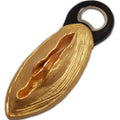 Spicy Devil - Black Bottle Opener with Golden Vagina Shape