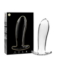 NEBULA SERIES BY IBIZA - MODEL 5 PLUG TRANSPARENT GLASS 12.5 CM -OR- 3.5 CM