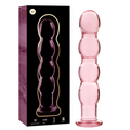 NEBULA SERIES BY IBIZA - MODÈLE 10 GODEMICHET CRISTAL ROSE 16.5 CM -O- 3.5 CM