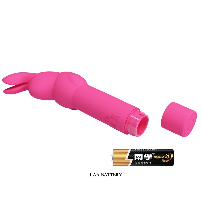 PRETTY LOVE - GÉRARD VIBREUR EN SILICONE LAPIN FUCHSIA