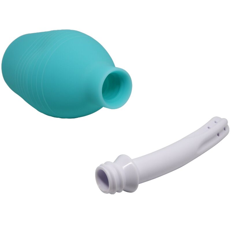 MR PLAY - POIRE ANALE DOUCHE EN CAOUTCHOUC BLEUE