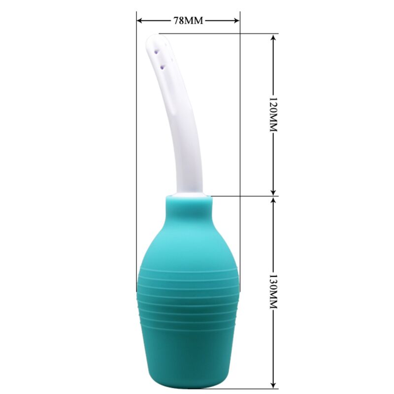MR PLAY - POIRE ANALE DOUCHE EN CAOUTCHOUC BLEUE