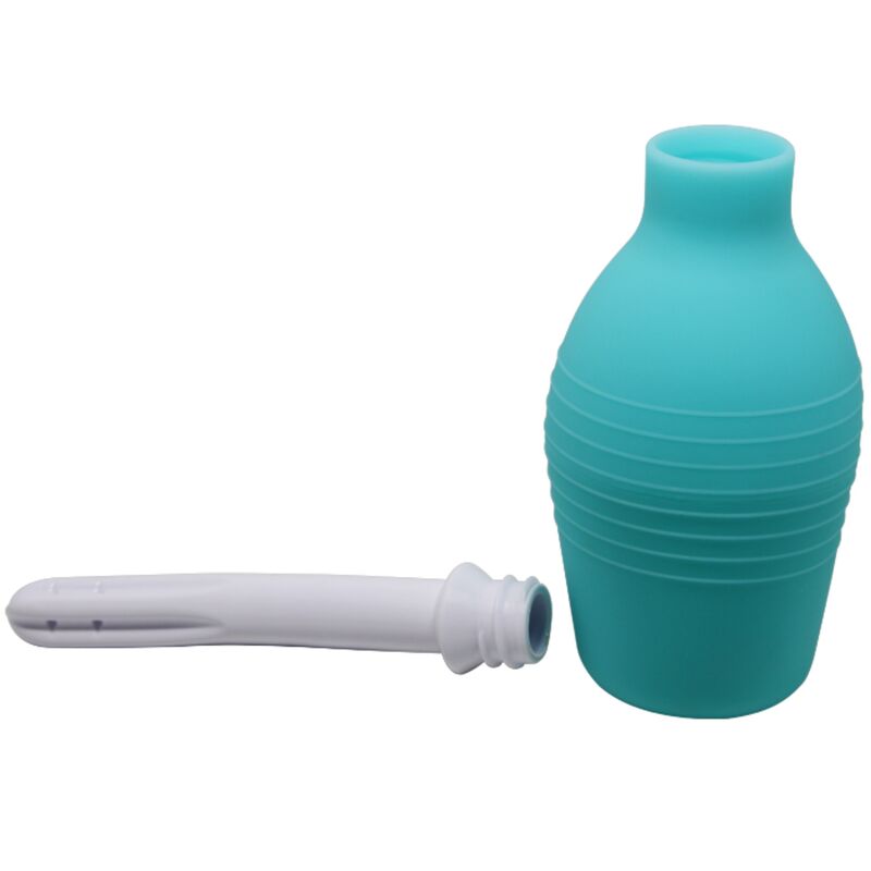 MR PLAY - POIRE ANALE DOUCHE EN CAOUTCHOUC BLEUE