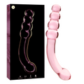 NEBULA SERIES BY IBIZA - MODÈLE 14 GODEMICHET CRISTAL ROSE 18,5 CM -Ø- 3 CM