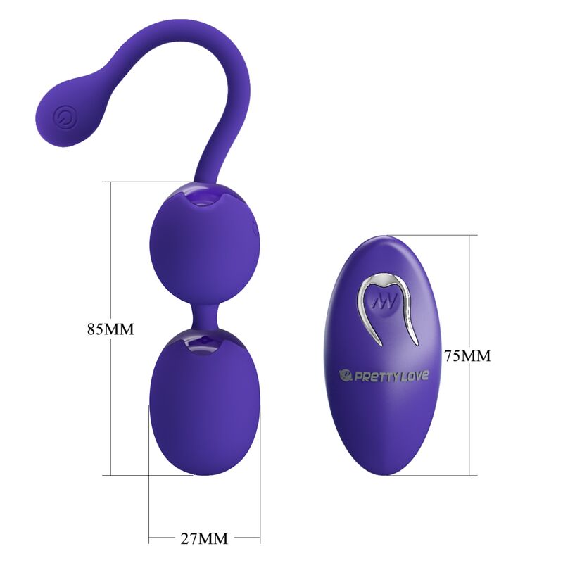 PRETTY LOVE - WILLIE YOUTH REMOTE CONTROL BALLS & VIBRATION VIOLET