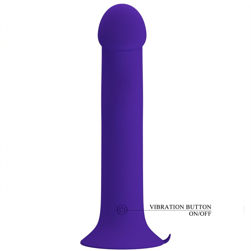 PRETTY LOVE - MURRAY YOUTH VIBRATING & RECHARGEABLE DILDO PURPLE