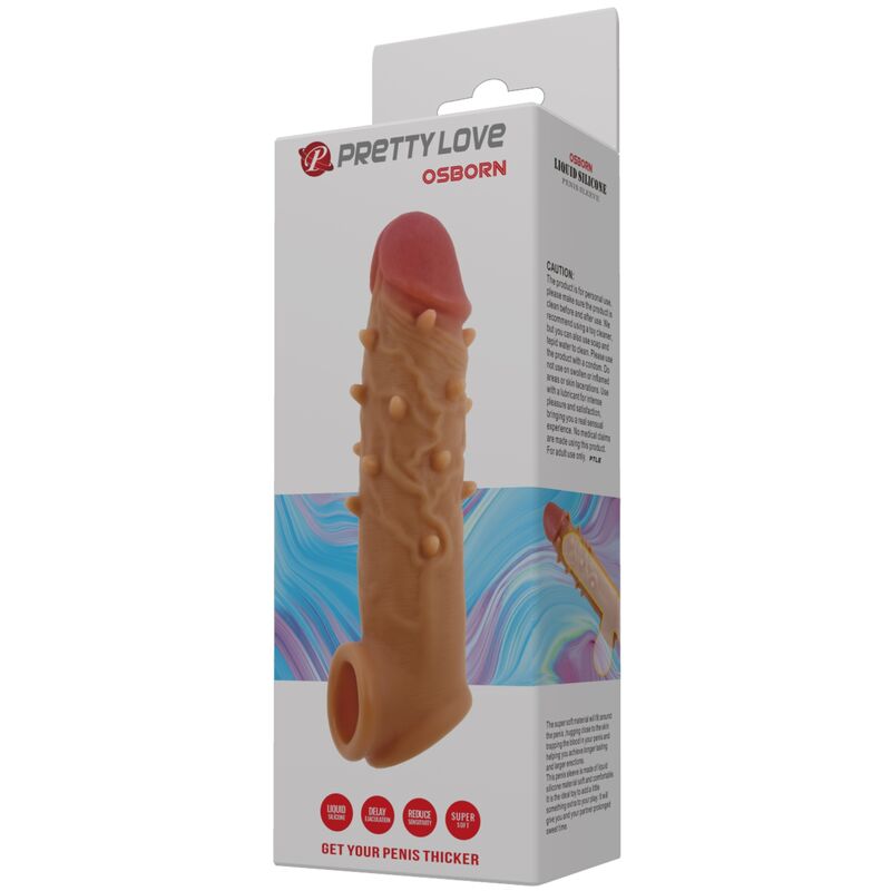 PRETTY LOVE - OSBORN HOUSSE PÉNIS EXTENSEUR STIMULATEUR