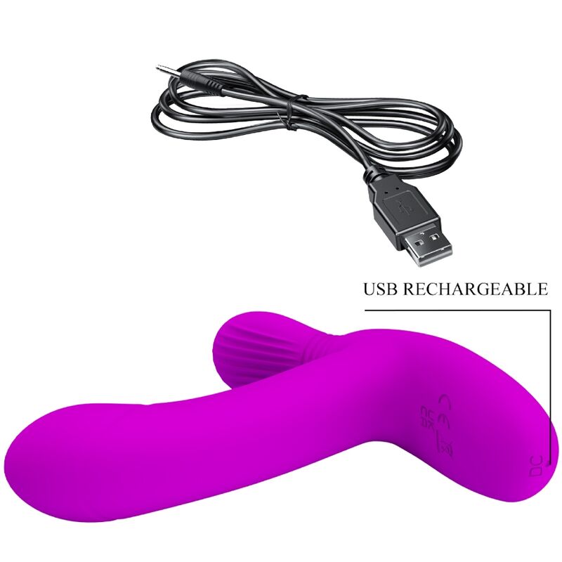 PRETTY LOVE - GERI MASSEUR CLITORIDIEN TÉLÉCOMMANDE ROSE