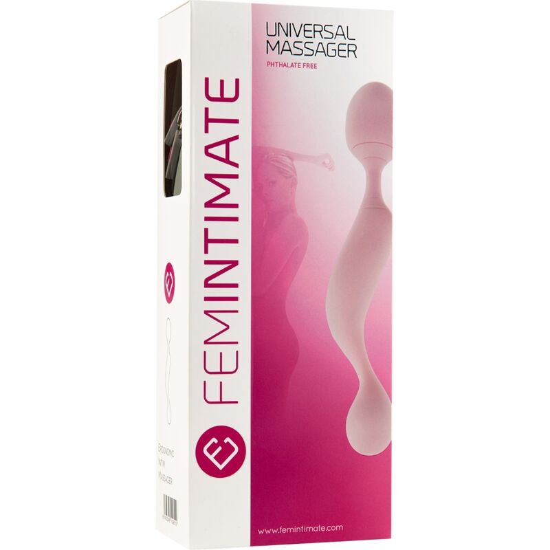 FEMINTIMATE - MASSEUR VIBRANT UNIVERSEL EN SILICONE ROSE