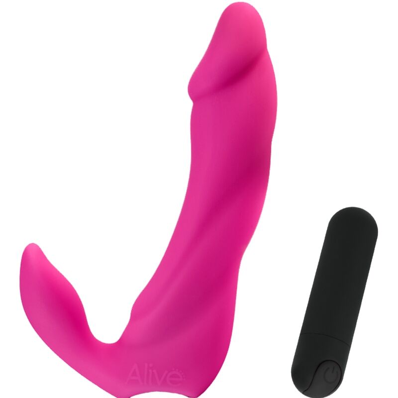 ALIVE - BIFUN PRO DILDO VIBRANT ROSE 14,9 CM