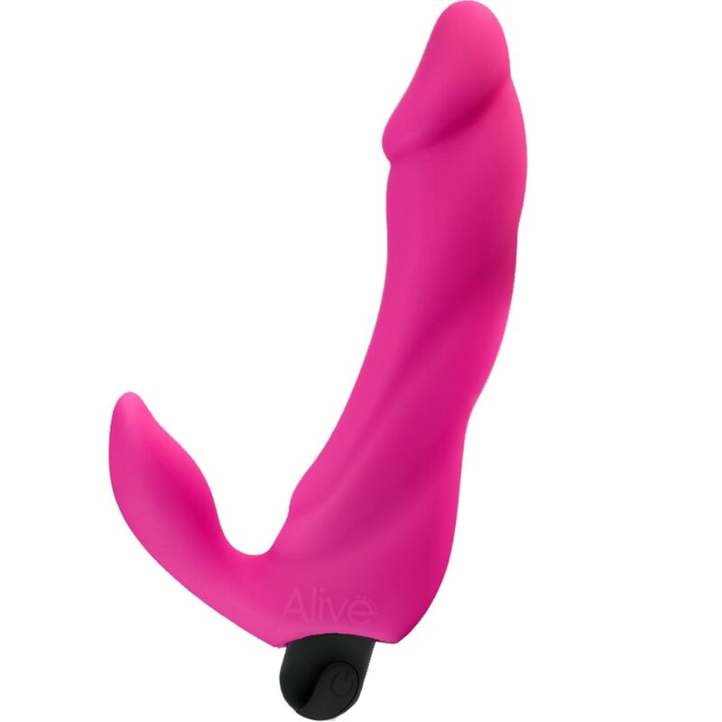 ALIVE - BIFUN PRO DILDO VIBRANT ROSE 14,9 CM