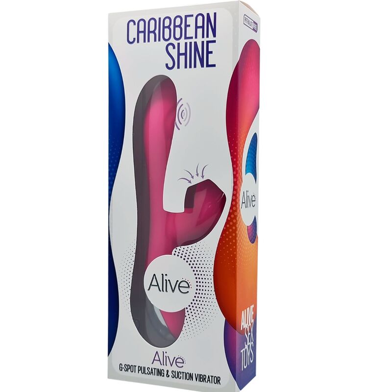 ALIVE - VIBRATEUR ET SUCEUR CARIBBEAN SHINE FUCHSIA