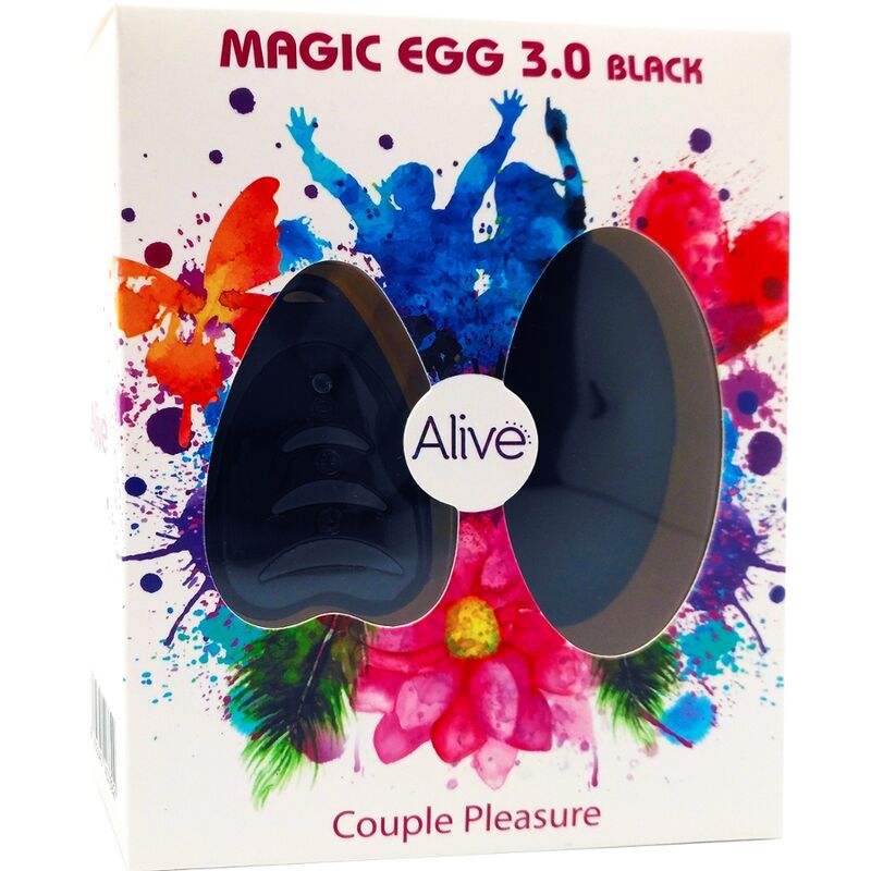 ALIVE - MAGIC EGG 3.0 ŒUF VIBRANT TÉLÉCOMMANDÉ NOIR