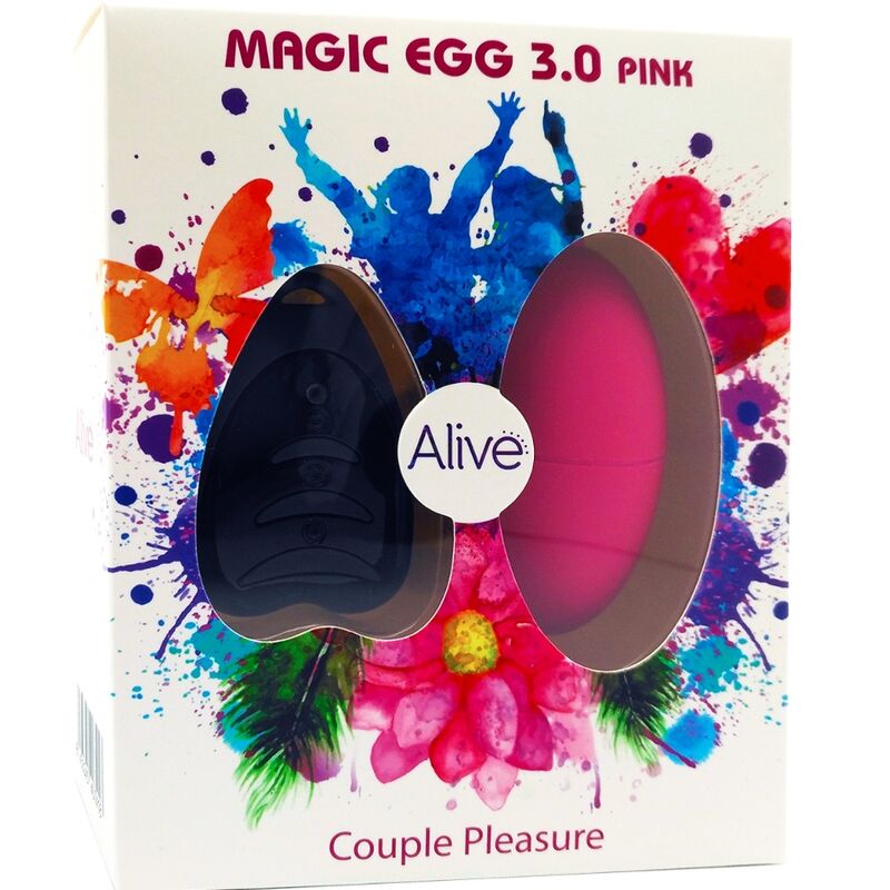ALIVE - MAGIC EGG 3.0 ŒUF VIBRANT TÉLÉCOMMANDE ROSE