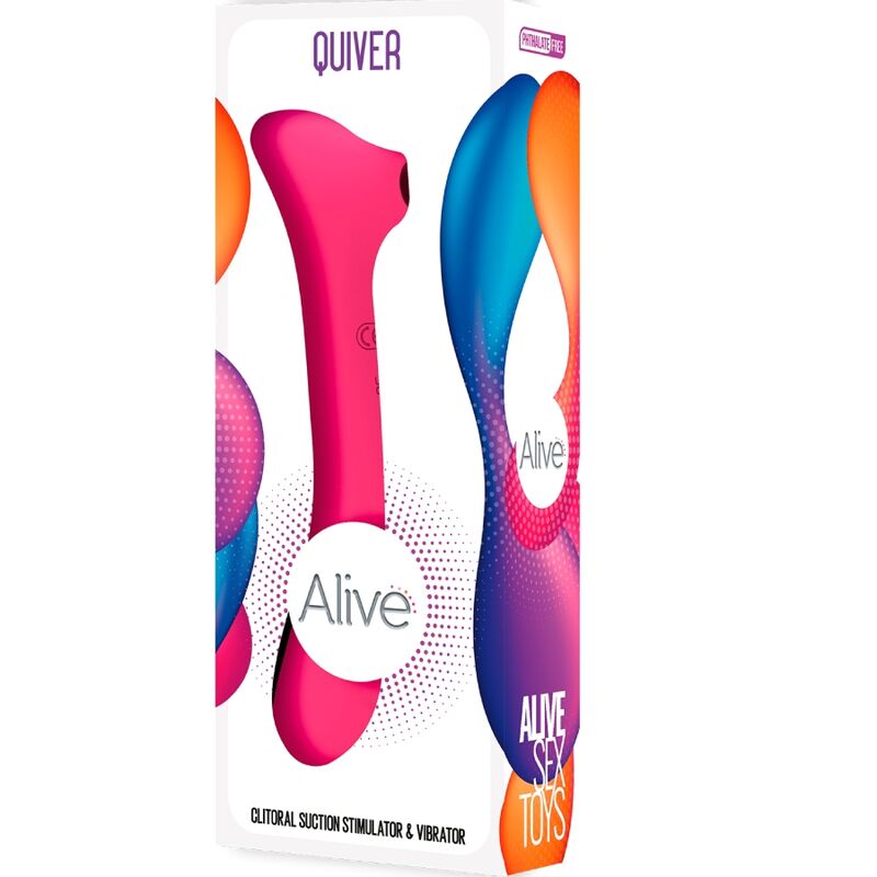 ALIVE - FUCHSIA SUCTION & VIBRATING QUIVER