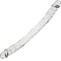 ALIVE - SUPREME PENE REALÍSTICO DOBLE TRANSPARENTE 38.5 CM