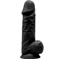 SILEXD - MODÈLE 1 PÉNIS RÉALISTE SILICONE PREMIUM SILEXPAN NOIR 21.5 CM