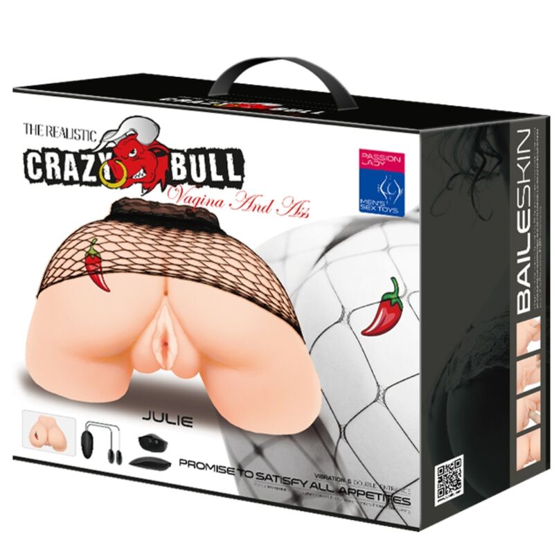 CRAZY BULL - REALISTIC MESH VAGINA AND ANUS WITH VIBRATION