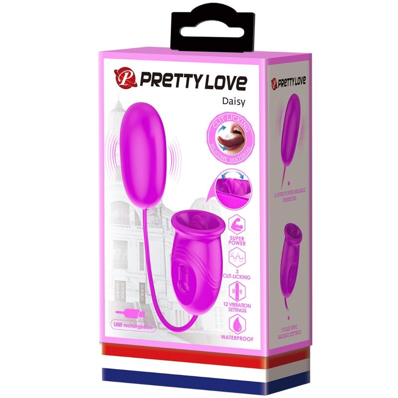 PRETTY LOVE - DAISY OEUF VIBRANT DOUBLE RECHARGEABLE VIOLET