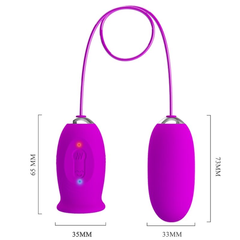 PRETTY LOVE - DAISY OEUF VIBRANT DOUBLE RECHARGEABLE VIOLET