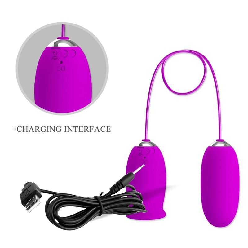 PRETTY LOVE - DAISY OEUF VIBRANT DOUBLE RECHARGEABLE VIOLET