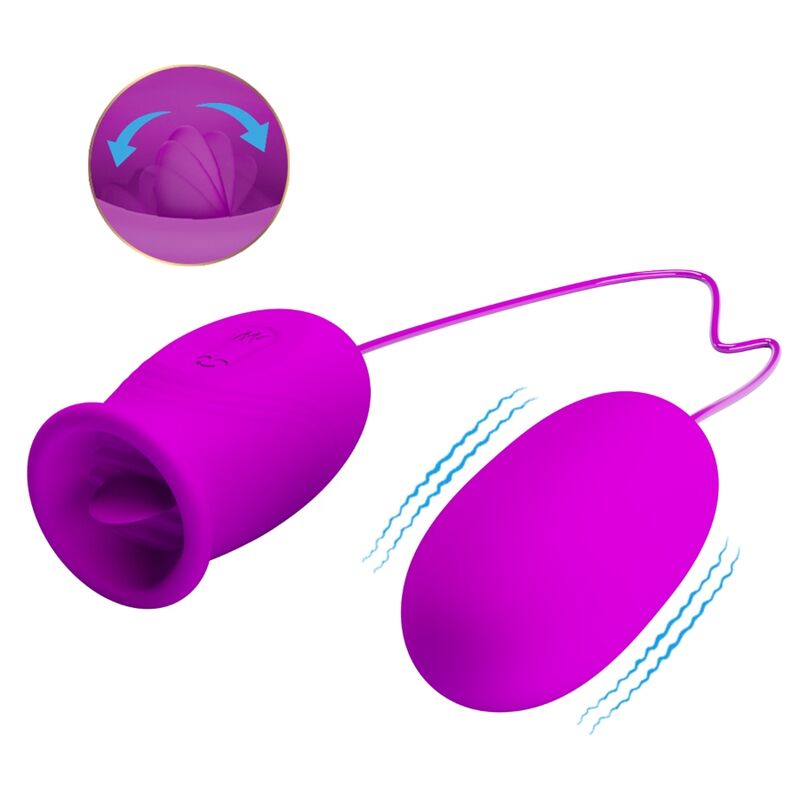 PRETTY LOVE - DAISY OEUF VIBRANT DOUBLE RECHARGEABLE VIOLET