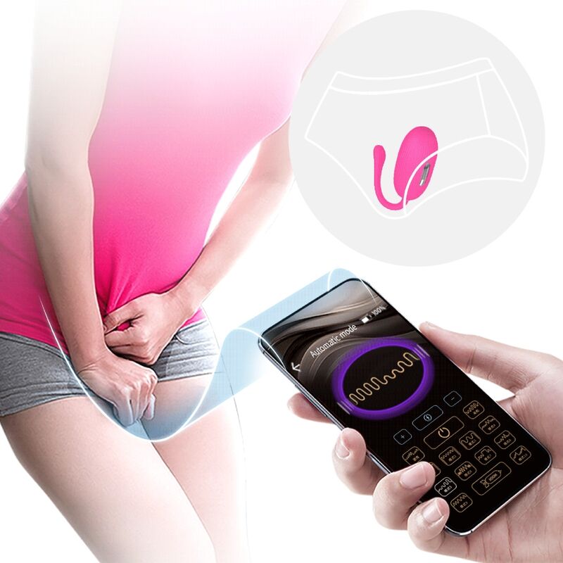 PRETTY LOVE - DOREEN OEUF VIBRANT RECHARGEABLE MAGENTA TÉLÉCOMMANDE