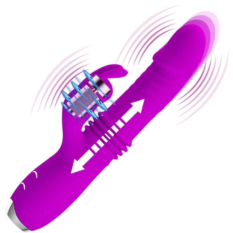 PRETTY LOVE - DOROTHY VIBRO MASCULIN LAPIN RECHARGEABLE VIOLET