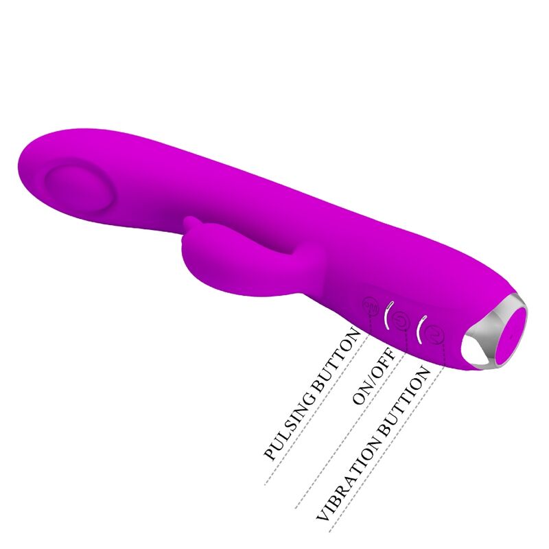 PRETTY LOVE - REGINA RECHARGEABLE SUCTION VIBRATOR PURPLE